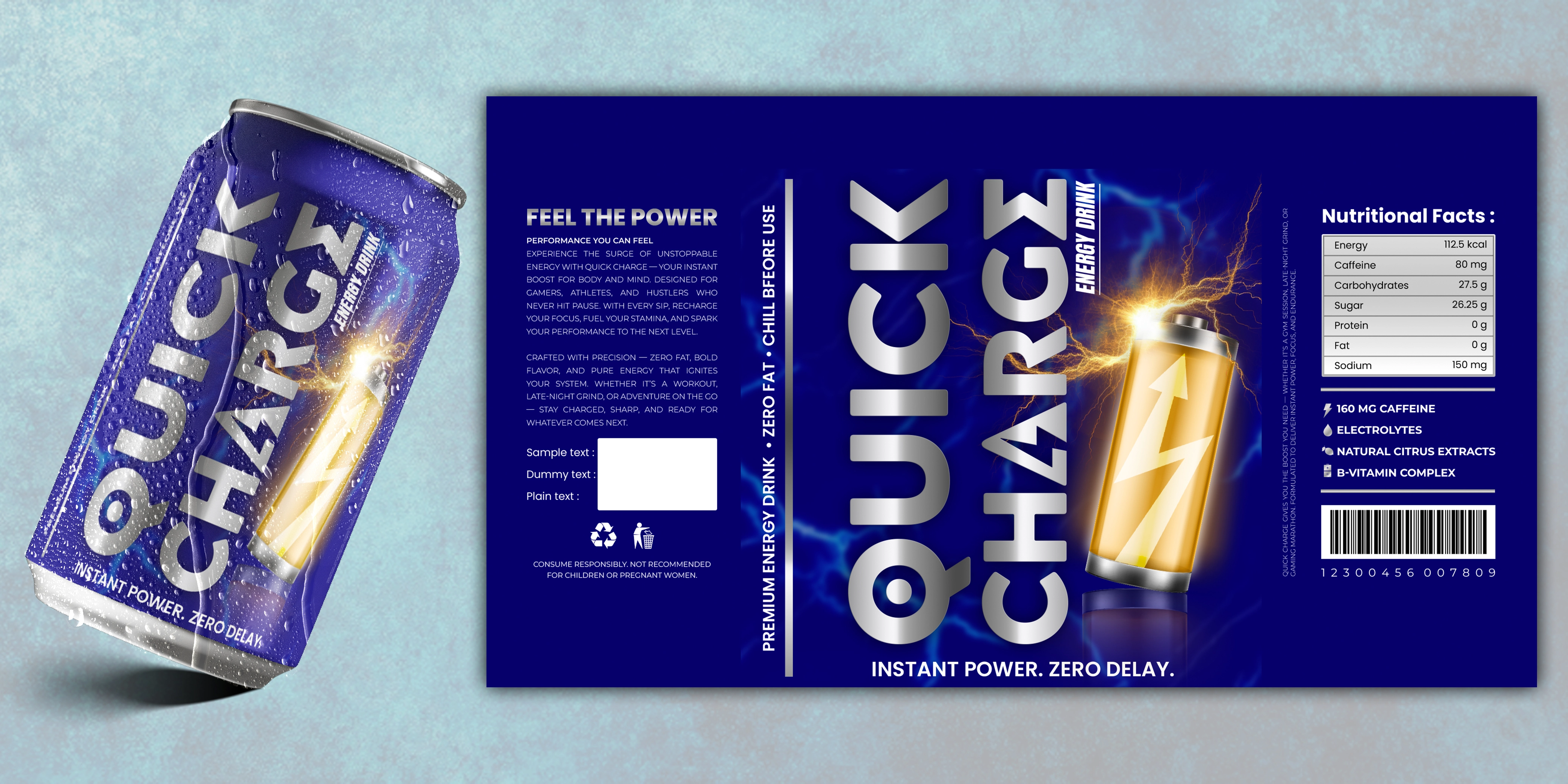 Quick Charge Product Packaging Visual